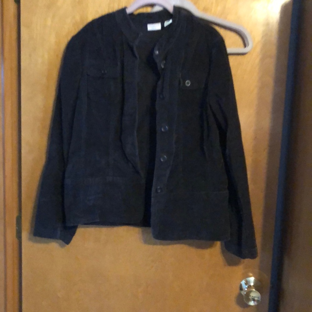 Black cord jacket